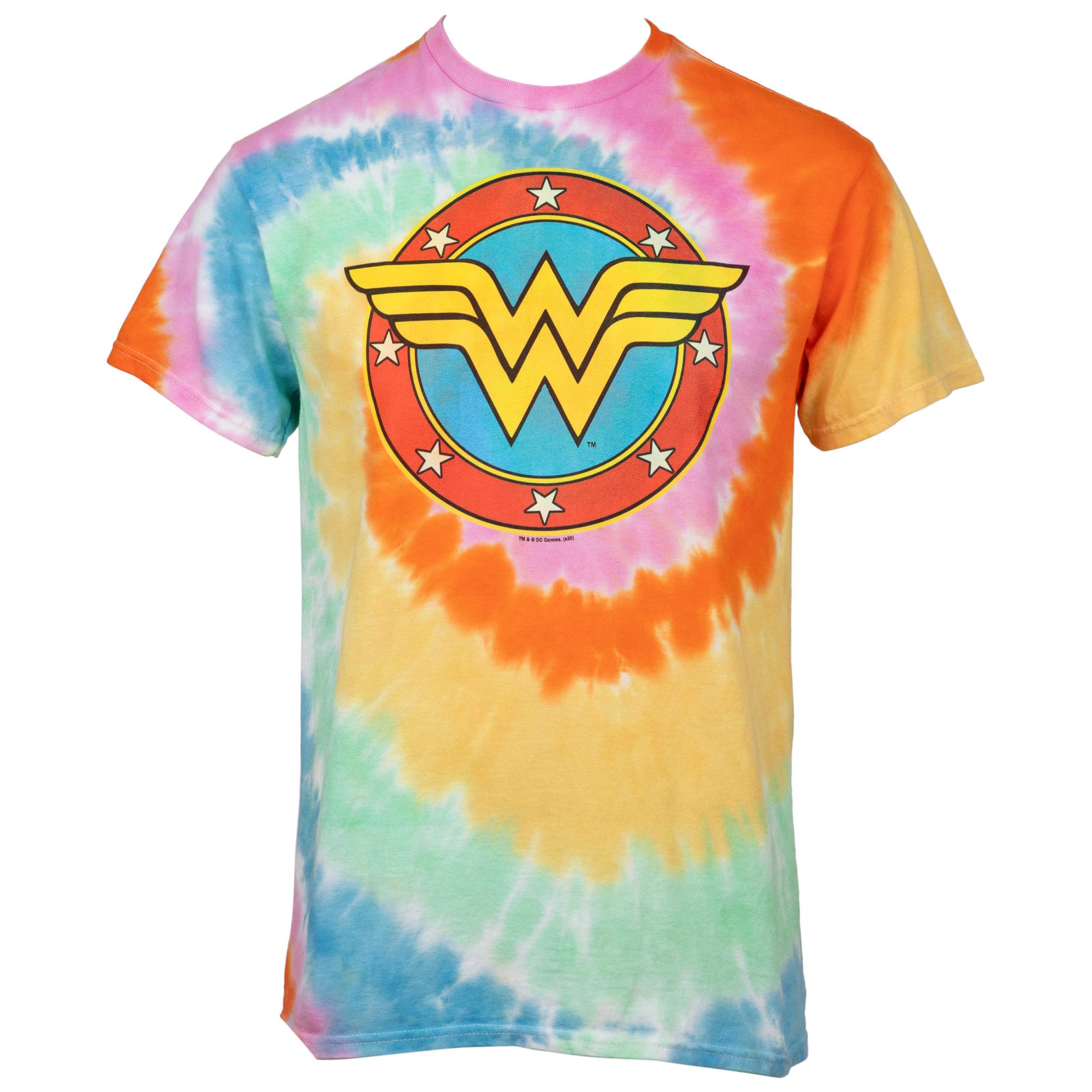 Wonder Woman Symbol Tie-Dye T-Shirt